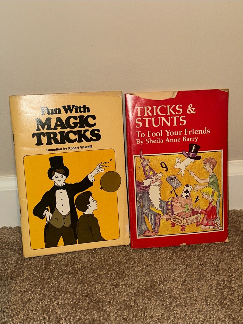 Vintage magic trick books